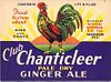 1950 Chanticleer Ginger Ale Madison Wisconsin 24oz Label 