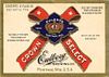 1933 Crown Select Beer 12oz WI401-06 Label Portage Wisconsin