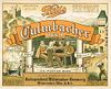 1933 Bills Culmbacher Beer 12oz WI311-31 Label Milwaukee Wisconsin