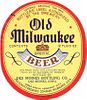 1937 Old Milwaukee Beer (Des Moines Bottling Co.) 12oz WI316-OMY-d Label Milwaukee Wisconsin