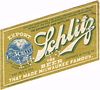 1933 Schlitz Beer 12oz WI316-83V Label Milwaukee Wisconsin