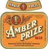 1939 Amber Prize Beer 12oz WI477-17 Label Stevens Point Wisconsin