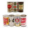 (Lot of 9) Flat top beer cans, mostly East Coast breweries
