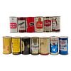 (lot of 13) Flat top beer cans, mostly Midwest breweries