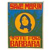 Barbara Boxer Political Poster
