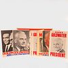 Nine Original 1960s Presidential Campaign Posters For Goldwater/Lodge