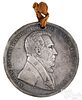 1829 Andrew Jackson Indian Peace medal