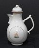 18th Century Chinese Export Porcelain Coffee Pot