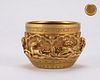 A Pure Gold Buddhist Ritual Water Vessel  Song Dynasty