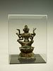 A Sterling Silver Vasudhara Statue, Goddess of Abundance
