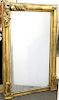Large Antique Gilt Gesso Wall Mirror