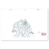 Marvel Comics, "Dr Doom" Original Production Drawing on Animation Paper, with Letter of Authenticity