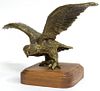 Vintage Cast Gilt Bronze American Eagle