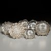 (6) Buccellati sterling flower dishes