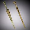 (2) Chinese Warring States style bronze daggers