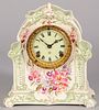 Ansonia Royal Bonn porcelain mantle clock