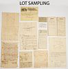 A collection of deeds and surveyors maps