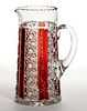 DUNCAN NO. 58 - RUBY-STAINED WATER PITCHER
