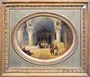  STONE OF UNCTION, CHURCH OF THE HOLY SEPULCHRE OIL PAINTING