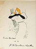 Henri Toulouse Lautrec (After) - Yvette Guilbert XXV