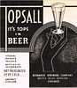 1940 Topsall Beer Half Gallon Picnic IL19-07 Label Chicago Illinois
