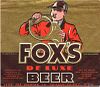 1933 Fox's De Luxe Beer 12oz IL22-14 Label Chicago Illinois