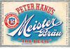 1936 Meister Bräu Beer 12oz IL27-14 Label Chicago Illinois