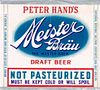 1947 Meister Bräu Draft Beer Half Gallon Picnic IL28-01 Label Chicago Illinois