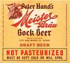 1941 Meister Bräu Bock Beer Half Gallon Picnic IL28-14 Label Chicago Illinois