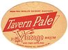1954 Tavern Pale Vintage Brew 4¼ inch coaster IL-ATL-5 Coaster Chicago Illinois