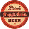 1933 Sepp'l Brau Beer IL-SIE-7 Coaster Peru Illinois