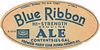 1933 Blue Ribbon Hi-Strength Ale 15½ Gallon Half Barrel Unpictured. Label Peoria Heights Illinois
