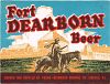 1941 Fort Dearborn Beer 12oz IL42-10 Label Chicago Illinois