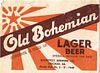 1937 Old Bohemian Beer 12oz IL42-12 Label Chicago Illinois