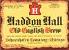 1933 Haddon Hall Beer 12oz IL45-04 Label Chicago Illinois