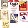 Circa 1950 Lot of 5 Distillery Whiskey Labels Chicago 