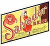 1933 Salvador Beer 12oz IL54-14 Label Chicago Illinois