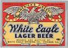 1936 White Eagle Lager Beer 12oz IL54-20 Label Chicago Illinois