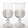 U. S. COIN / SILVER AGE (OMN) GOBLETS / FOOTED ALES, LOT OF TWO
