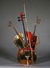Fernandez Arman (French, 1928-2005) Entre Bronze 1993 Sculpture of Violins