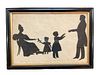 Silhouette of the Rait Family, 1832,  from the Scrapbook of Auguste Edouart (1789-1861)