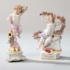 Two Meissen Porcelain Figures