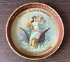 Pre Prohibition BARTHOLOMAY Winged Wheel BEER & ALE Pre-1905 Chas W Shonk Litho Chicago Lithographed Small Tip Tray