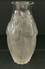 Lalique Signed Tulip Vase Made in France