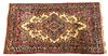 Kerman Persian Hand Woven Antique Carpet C. 1920, W 4' L 7'
