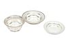 Sterling Silver Small Dishes Including Birks Ca. 1950, Dia. 5'' 8.5t oz 3 pcs