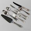 Dominick & Haff "Pointed Antique" Pattern Sterling Silver Flatware Service