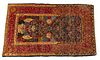 Antique Persian Tabriz Handwoven Wool Prayer Rug, Ca. 1880-1900, W 3' L 4' 10''
