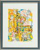 Jack Faxon 1936 - 20, Mixed Media, Watercolor Magic Marker Ca. 1997, H 12'' W 9''