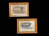 Framed Antique Lithographs of Cows By C. Moody